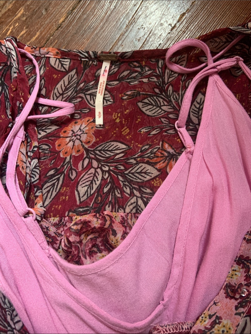 Free People Estelle Chiffon Bohemian Peasant Maxi - Picture 12 of 13